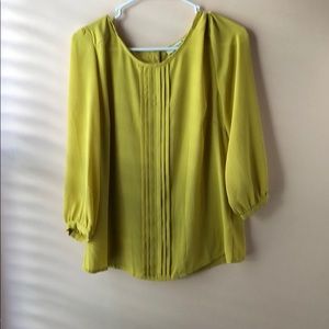 Forever 21 Yellow Mustard Blouse